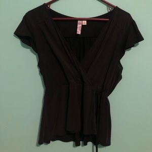 Black wrap top